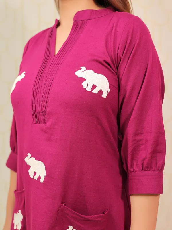 Elevara_Wine_Co_Ord_Set_Wine_Slub_Cotton